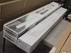 (2) Globalux Lighting Vapor-Tight Strip Fixture  (1) Trace-Lite LED Vapor-Tight Luminaire