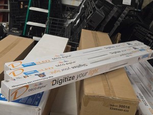 Lot of (3) Lucera LED Deco Digital LED Light Fixture with Sensor