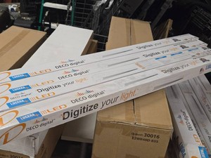 Lot of (4) Lucera LED Deco Digital LED Light Fixture with Sensor