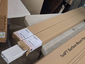 Lot of (2) Trace-Lite LED Flat Panel Surface Mount Kit LPA24-SMK 2x4