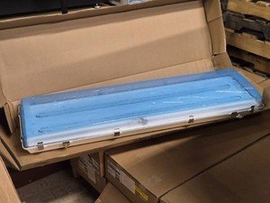Lot of (2) Peerless Electric 4 2-Light Vapor-Tight LED Fixture