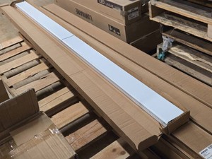 Lot of (5) Howard Lighting 4 Light Flat Strip Light 8