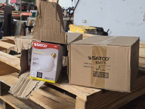 Lot of (11) Satco Decorative Incandescent Globe Light 40W White