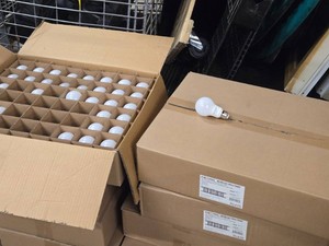 Lot of (72) EarthBulb LED Dimmable A19 Bulbs
