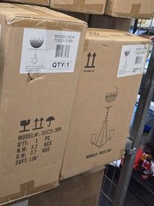 Lot of (2) Trans Globe 3-Light 3x60W IF(AH119,,AH119) - Brushed Nickel Finish 70525-3BN