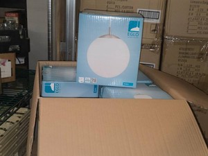 Lot of (1 Box) Eglo Rondo Hanging Light - Matte Nickel Finish 85261A 4-count ( 4 total items )