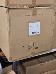 Lot of (1) Generation Lighting 6 Light Chandelier 3139106-962