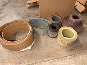 Commercial Vinyl Cove Base & Flooring Trim Assortment  Multiple Colors  New Old Stock