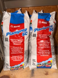 New Lot of 4 Bags MAPEI Planiprep SC High-Performance Fiber-Reinforced Skimcoating Compound