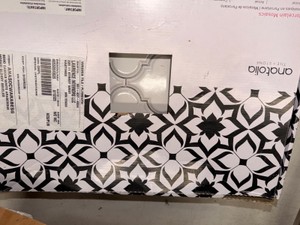 Anatolia Tile & Stone  Arabesque Glossy White Mosaic Tile