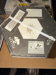 BESTILE Lilya Deco Taupe Hex Tile  New in Box