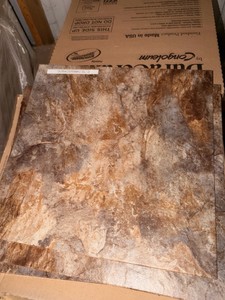 Congoleum DuraCeramic EL-04 Stone-Look Flooring Tiles  Approx. 255 Sq. Ft.