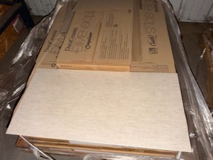 Congoleum DuraCeramic Dimensions Linen-Look Flooring Tiles  Approx. 360 Sq. Ft.