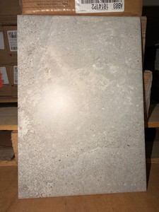Approx. 114 Sq. Ft. American Olean Nimbus Porcelain Tile, 10 x 14, Light Gray Stone Look