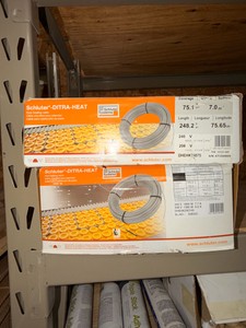 (2) Schluter DITRA-HEAT 240V Floor Heating Cables