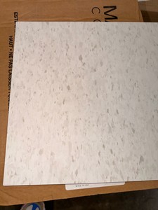 Approx. 270 Sq. Ft. Mannington Commercial VCT Flooring, Pattern 141 Cool White Essentials