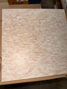 Approx. 180 Sq. Ft. Mannington Commercial 12 x 12 Beige Speckled VCT Flooring Tile