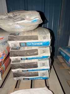 Large Lot of LATICRETE & ARDEX Tile Mortar  317 Mortar, 254 Platinum & AM100