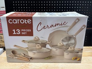 Carote 13 Piece Ceramic Cookware Set