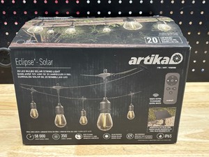 Artika 20 Bulb LED Solar String Lights