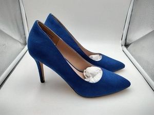 Dream Pairs Christian Women's Royal Blue Suede Pointed Toe Stiletto Pump Size 10 Pre-Owned