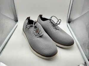 Vilocy Mens Gray Knit Wingtip Dress Sneaker Oxford Size 10 Wide (EUR 43) New