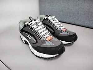 Skechers Sport Stamina Cutback Mens CharcoalBlack Size 10 Wide Pre-Owned