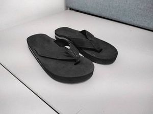 Proutdor Flip-Flop Thong Sandals Mens Black Size 9 Pre-Owned