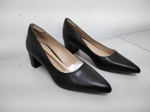 Dream Pairs Pointed-Toe Block-Heel Pumps Womens Black Size 7 Pre-Owned