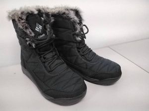 Columbia Minx Shorty Womens Black Faux-Fur Waterproof Winter Boot Size 7.5 New