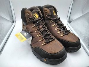 Caterpillar Threshold Mens Brown Waterproof Steel Toe Work Boot Size 8.5 Wide New With Tags
