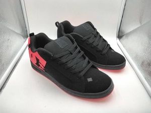 DC Court Graffik Womens Black Pink Skate Sneaker Size 10 New