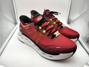 Skechers GoRun Slip-Ins Mens Red Black Hands-Free Running Shoe Size 12.5 New