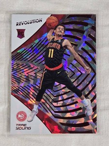 Trae Young Rookie 2018-19 Panini Revolution #150 - Atlanta Hawks Basketball Card