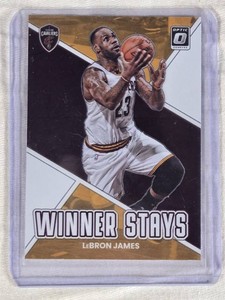 LeBron James 2022-23 Panini Donruss Optic Winner Stays #2 - Cleveland Cavaliers Basketball Card