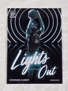 Stephen Curry 2022-23 Panini Donruss Optic Lights Out #13 - Golden State Warriors Basketball Card