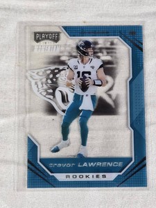 Trevor Lawrence Rookies Card 2021 Panini Chronicles Playoff Special Feature Card #PMR-1 - Jacksonville Jaguars Football Card