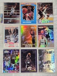 Lot of 9 David Robinson Basketball Cards