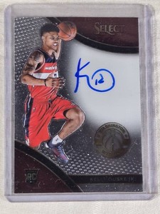 Kelly Oubre Jr. Rookie 2015-16 Panini Select Auto #RS-KO Numbered 3499 - Washington Wizards Basketball Card