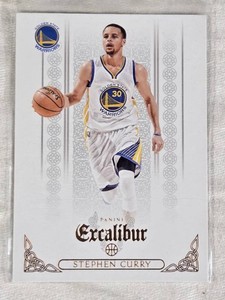 Stephen Curry 2014-15 Panini Excalibur #7 - Golden State Warriors Basketball Card