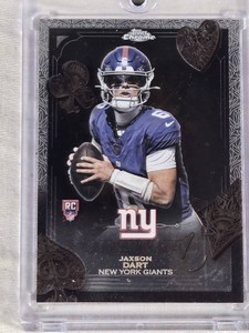 Jaxson Dart Rookie 2025 Topps Chrome Fortune Teller Card F15-28 - New York Giants Football Card
