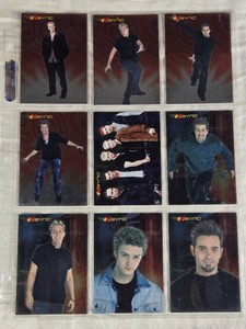 Lot of 9 NSYNC Trading Cards