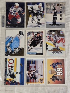 Lot of 9 Wayne Gretzky Hockey Cards