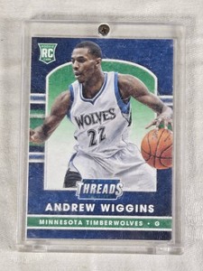 Andrew Wiggins Rookie 2014-15 Panini Threads #253 - Minnesota Timberwolves Basketball Card