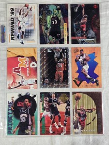Lot of 9 Alonzo Mourning Basketball Cards featuring various brands and special editions