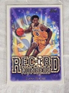 Kobe Bryant 1999 Topps Record Numbers #RN7 - Los Angeles Lakers Basketball Card