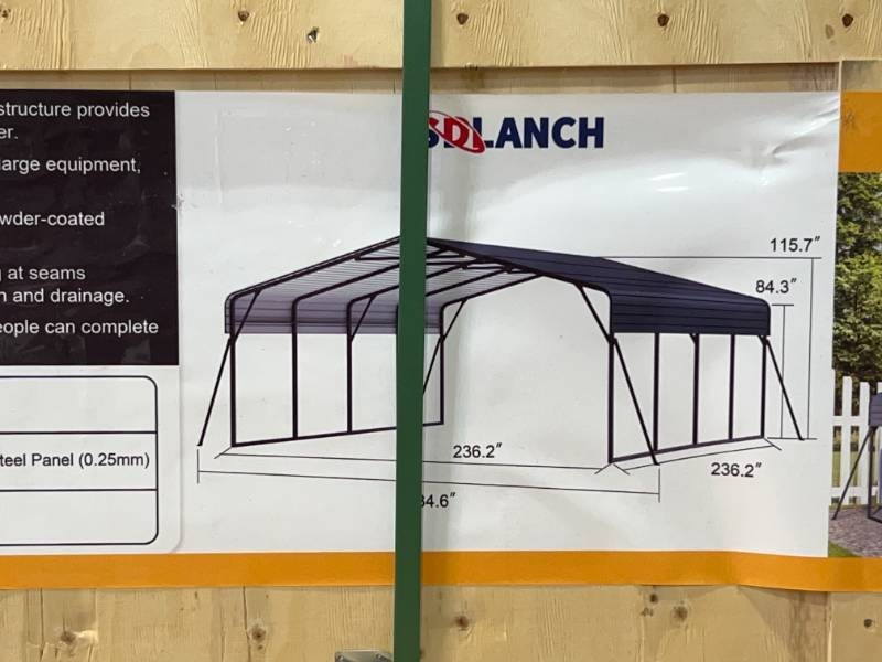 SDLANCH High End Carport 20 x 20 (SDLC2020)