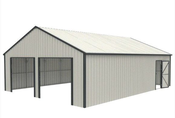 SDLANCH 25x33 Double Stall High End Carport (SDL2533FT)