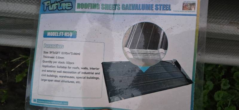 FUTURE 50PCS Galvalume Steel Siding Roofing (FTH50)