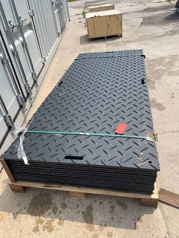 SDLANCH IRGPM Diamond PlatedSmooth Ground Protection Mat 4X8 (IRGPM-4x8x05)
